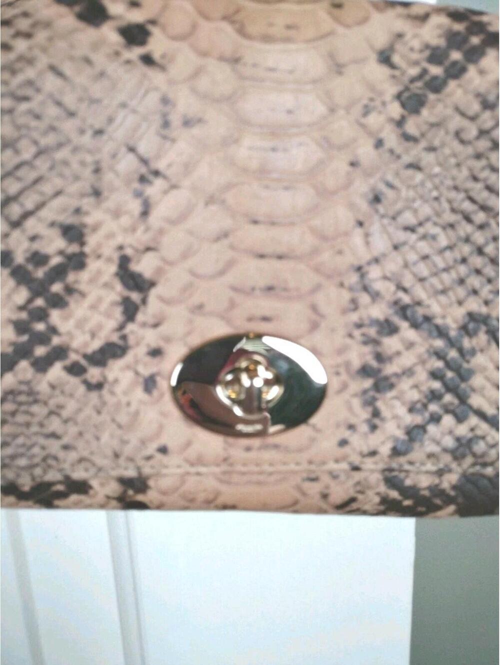 COACH Mini Ruby Snake Print Crossbody Excellent Cond. Exotic Natural Leather - Picture 2 of 16